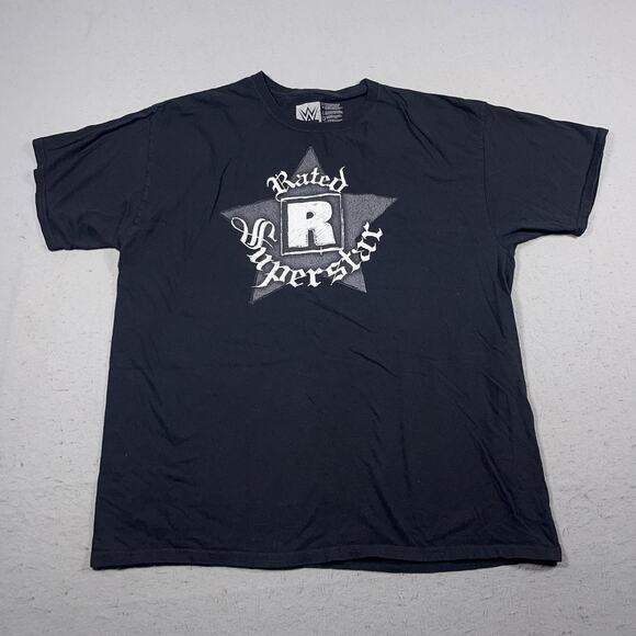 WWE Rated R Superstar Shirt Mens Extra Large Black Edge Wrestling Tee 2011 - Picture 1 of 7
